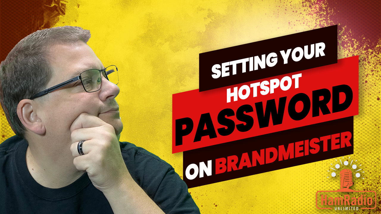 Setting your Hotspot Password in Brandmeister - S1Q5